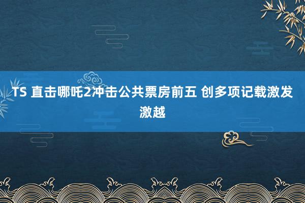 TS 直击哪吒2冲击公共票房前五 创多项记载激发激越